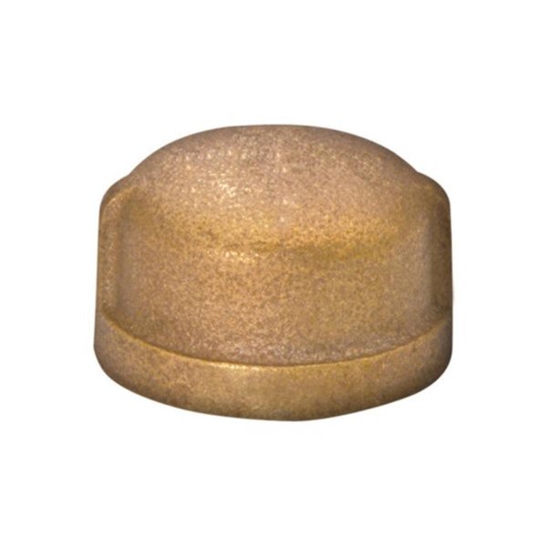 Swivel Pro Series 1 in. Lead Free Threaded Red Brass Cap SW708861